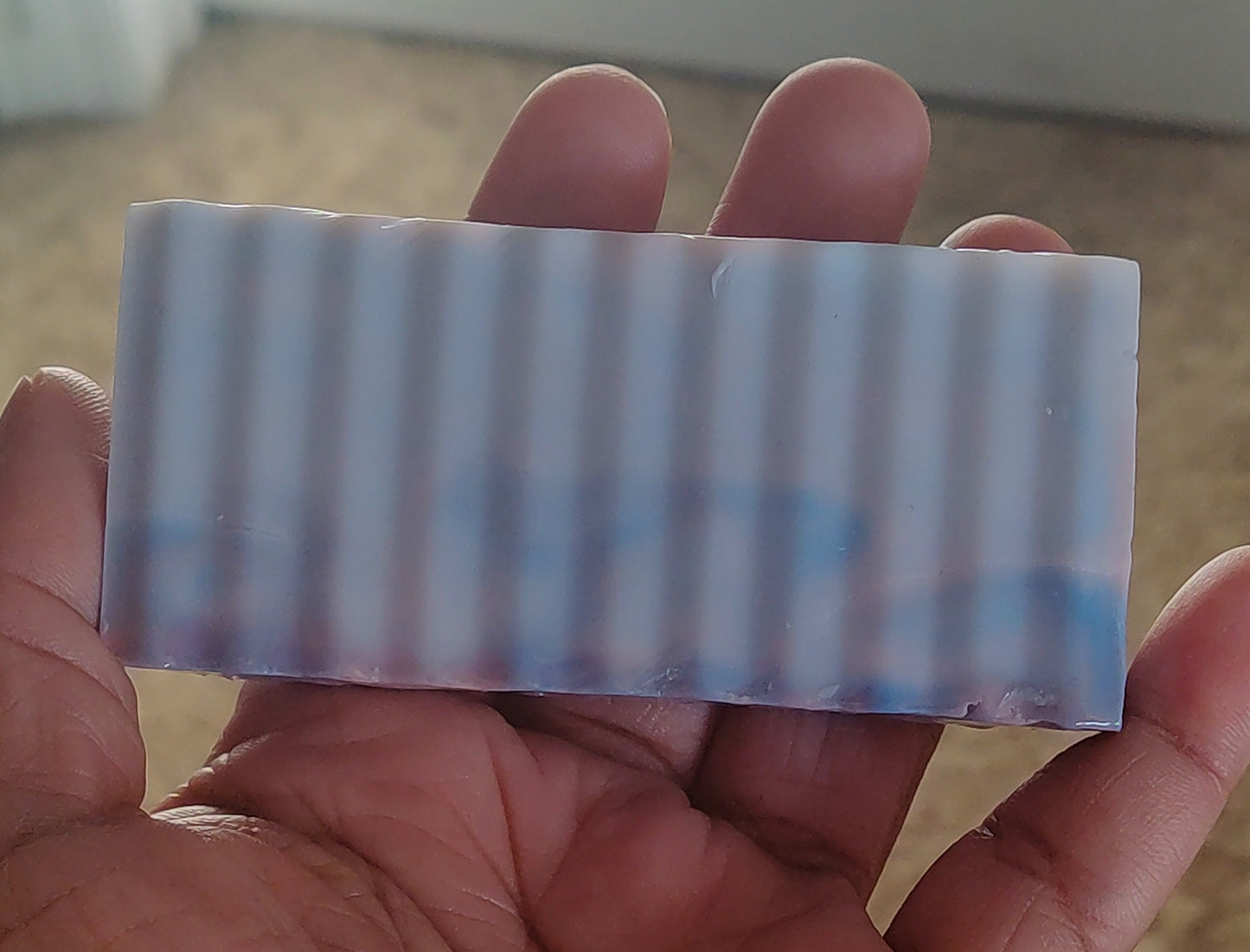 Coconut-Shea Butter Scented Marble Soap Bar