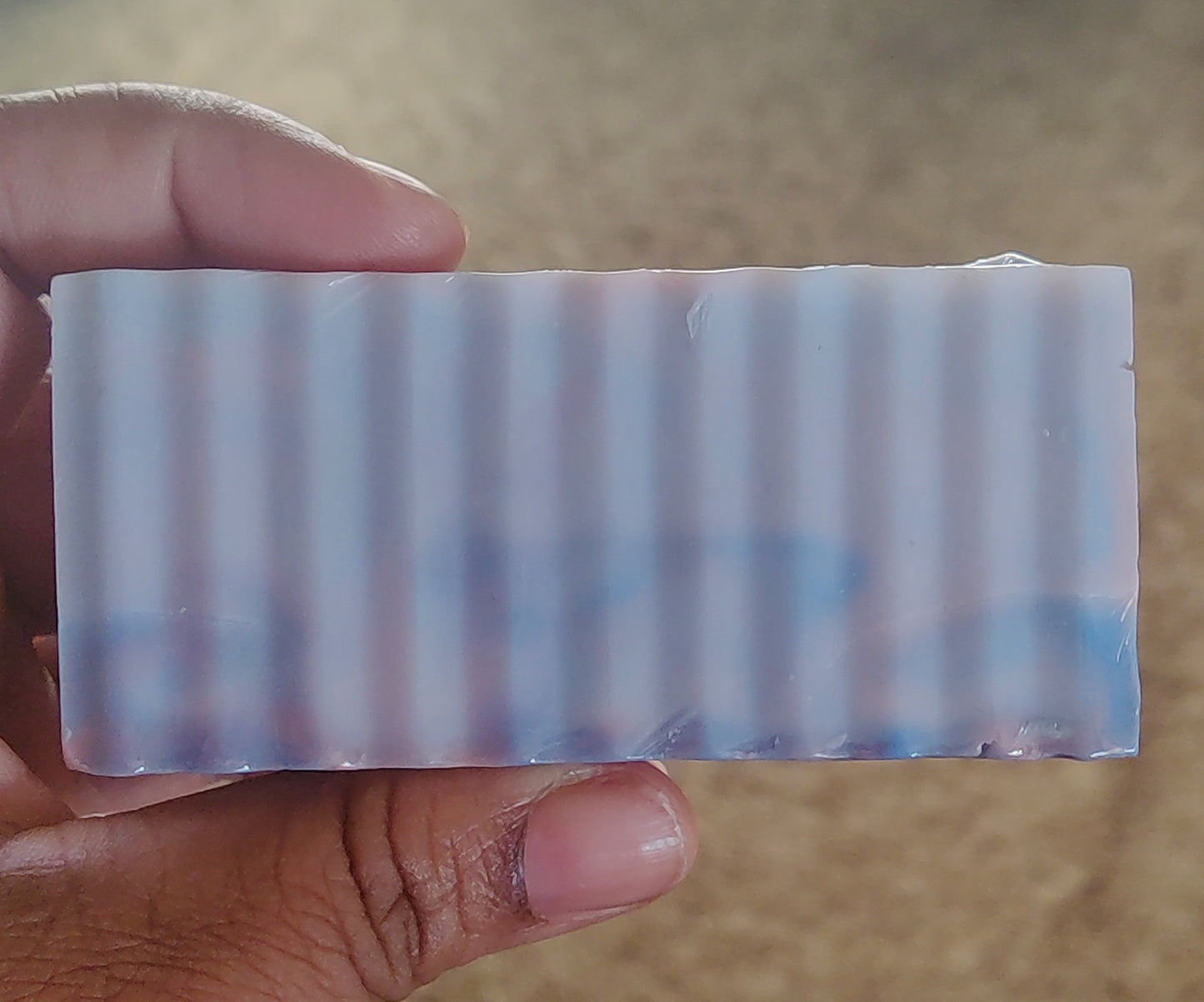 Coconut-Shea Butter Scented Marble Soap Bar