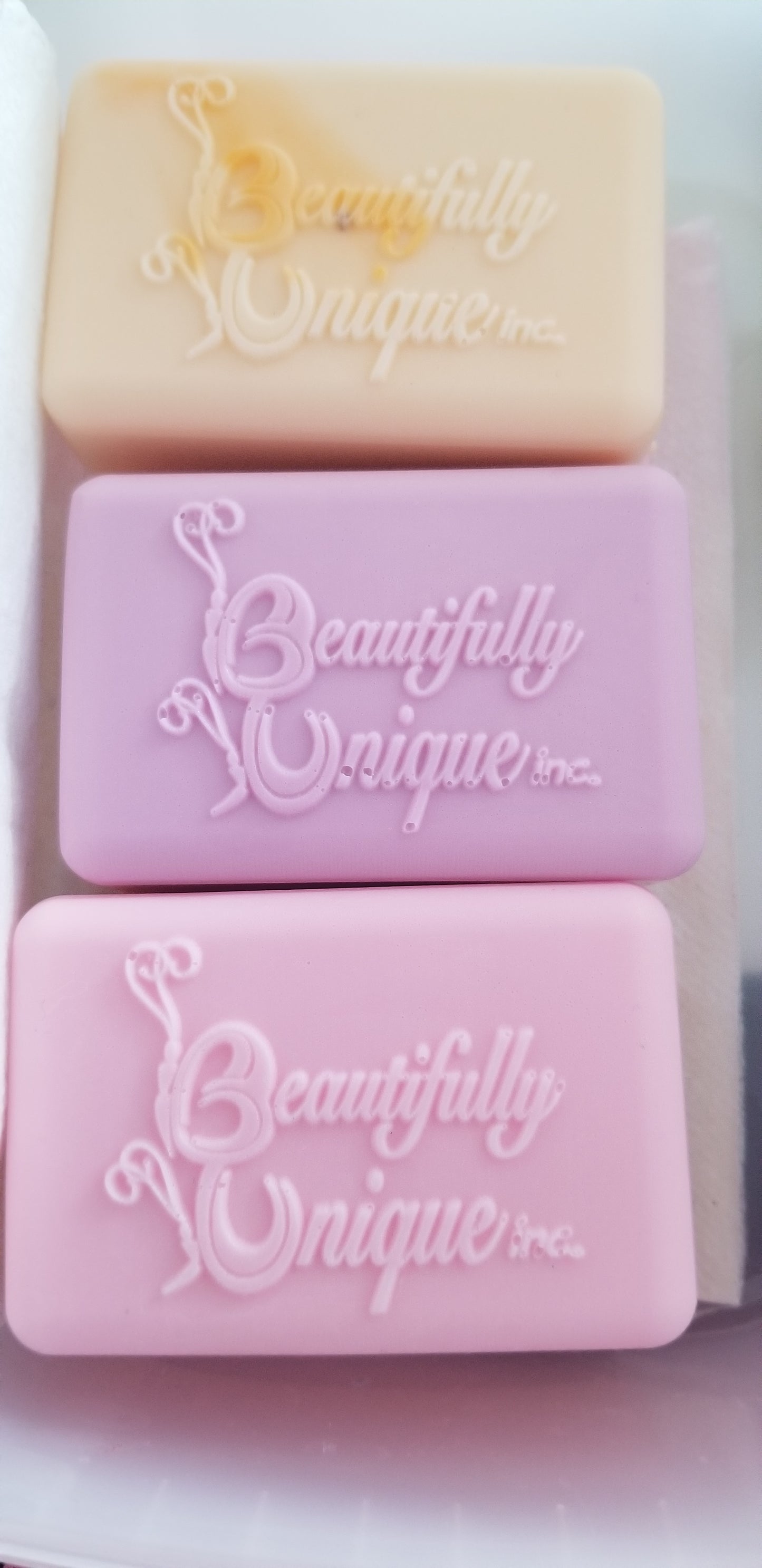 Beautifully Unique Inc. Logo Soap
