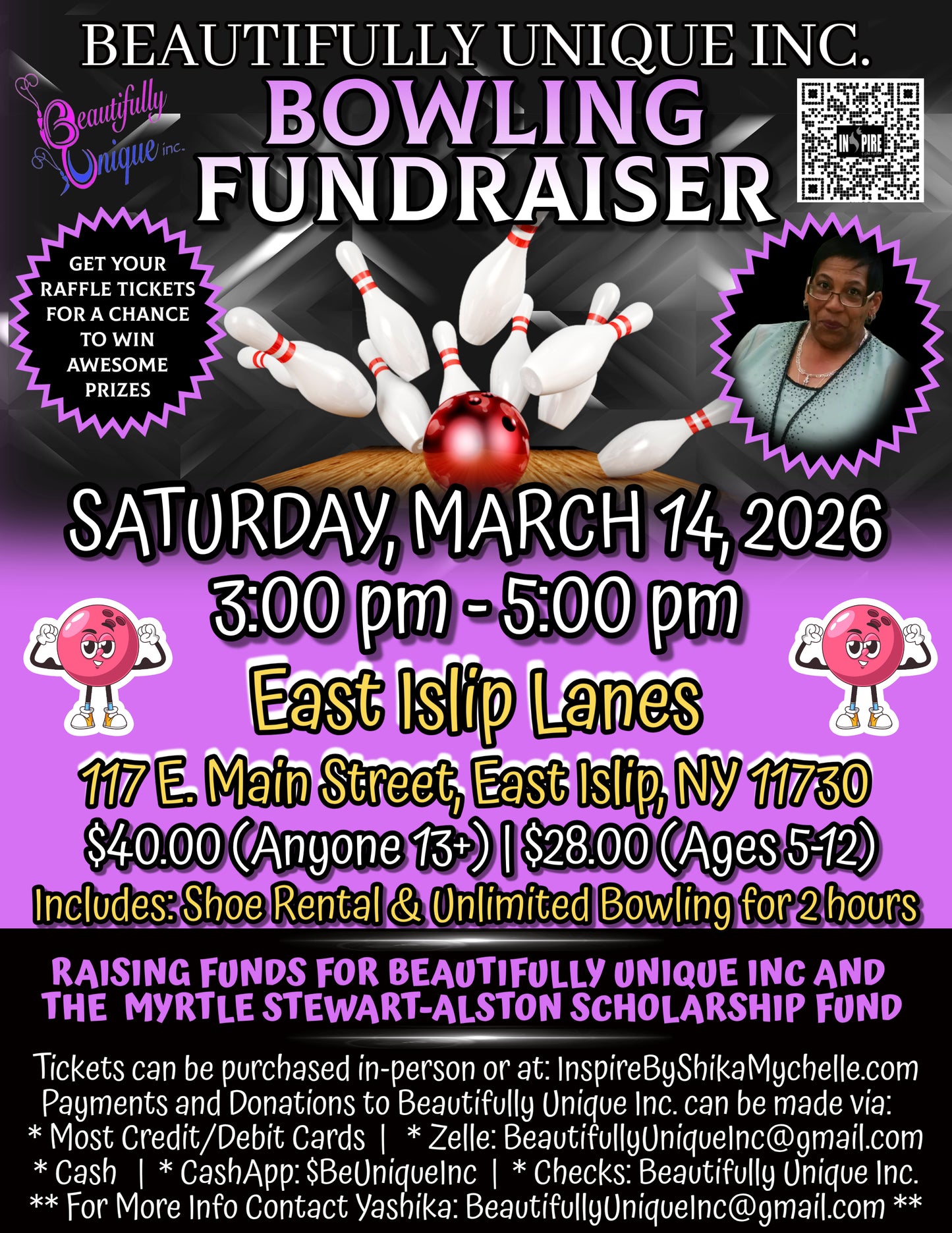BOWLING FUNDRAISER TICKETS