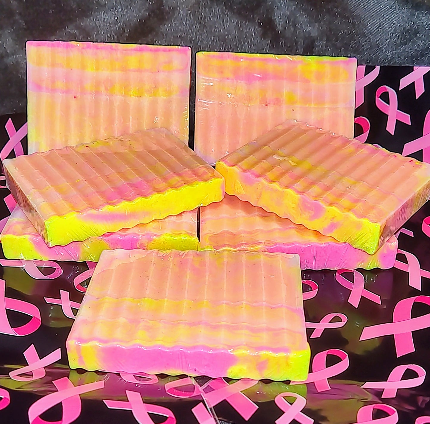 Hydrating Raspberry Lemonade Marble Soap