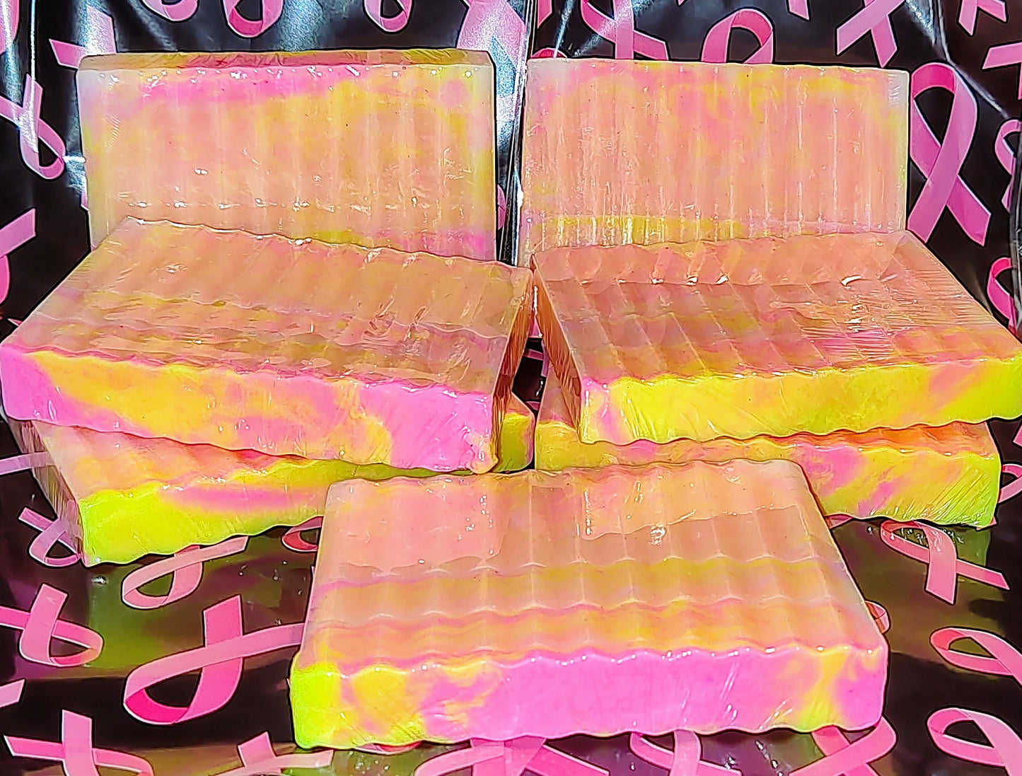 Hydrating Raspberry Lemonade Marble Soap