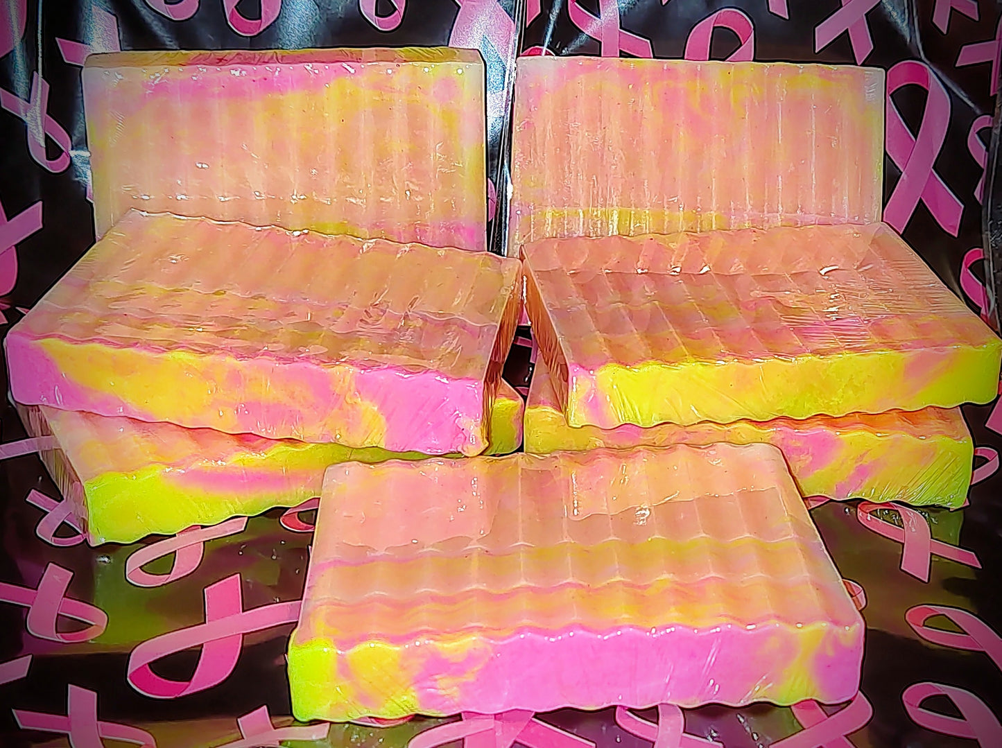 Hydrating Raspberry Lemonade Marble Soap