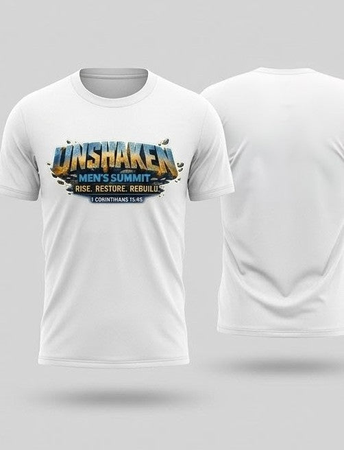 ** UNSHAKEN MEN'S SUMMIT TICKETS & MERCH **