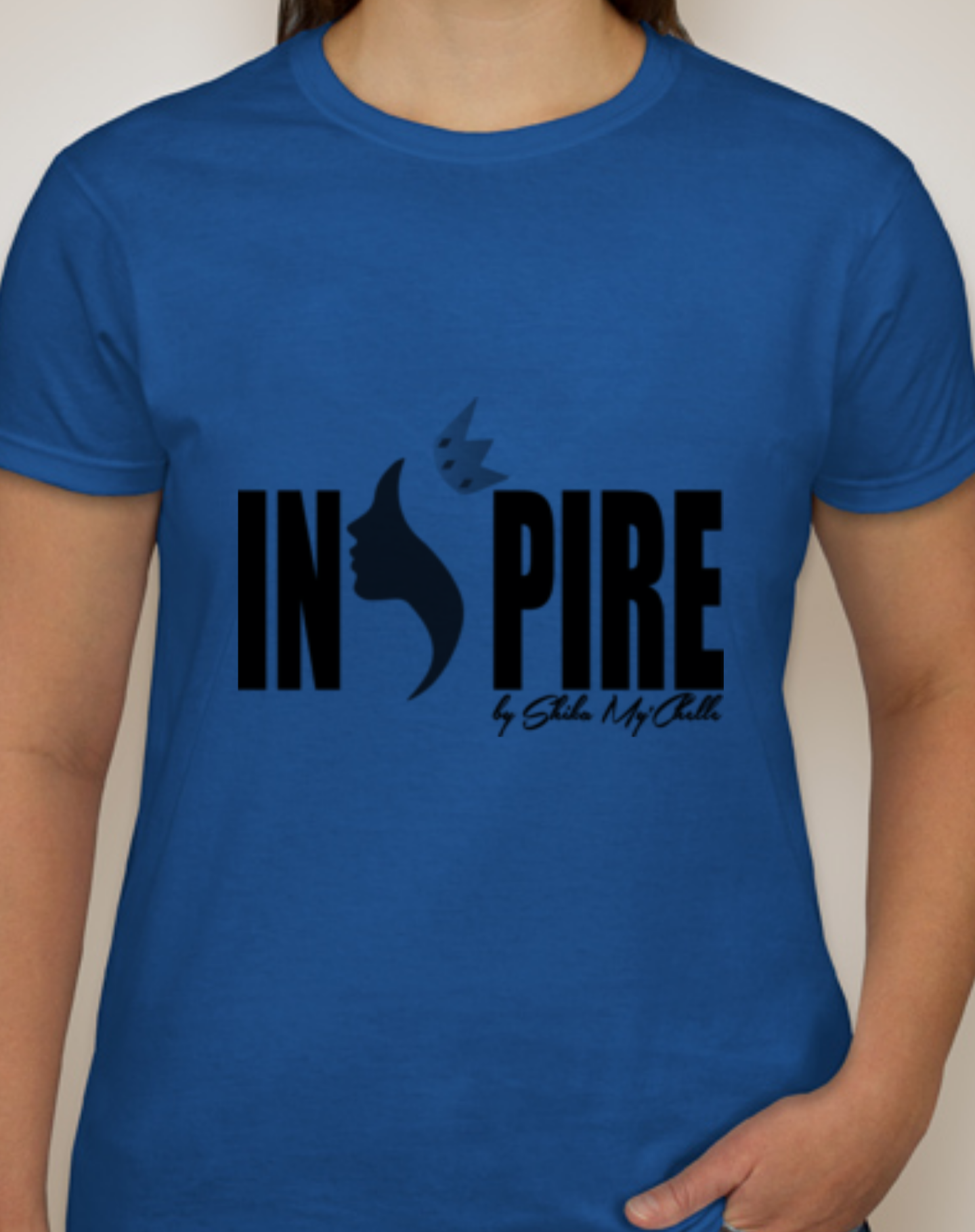 T-shirts ajustés pour femmes avec logo INSPIRE